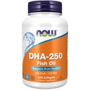 MAINTENANT Compléments alimentaires, DHA-250 avec 125 EPA, Distillé moléculairement, soutient la santé cérébrale*, 120 Softgels