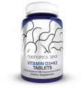 Dépot nootropique Vitamine D3 + K2 avec Comprimés de vitamine C : 60 Nombre : 60 Cholecalciferol + Ménaquinone-4 (MK-4) :