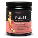 LÉGION Pulse pré entraînement - Tous les oxydes naturels préentraînement boisson pour stimuler l'énergie, libre de créatine, naturellement sucré, Beta Alanine, Citrulline, Alpha GPC (Punch Tropical)