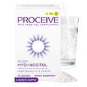 Proceive Myo Inositol Supplement for Women, 4000mg High Strength Myo Inositol for Reproductive Wellness and Pre Conception Support, Vegan Powder Drink Mix, Gluten Free, 30 Packets, Unflavored