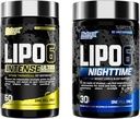 Nutrex Recherche Lipo 6 Intense et la nuit AM / PM Bundle