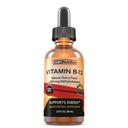 Extra Strength 6000mcg Vitamine B12 gouttes liquides sublinguales - méthylcobalamine, VIT B 12 supporte l'énergie, l'absorption maximale, 60 portions, non-OGM, végétalien amical, fabriqué aux États-Unis