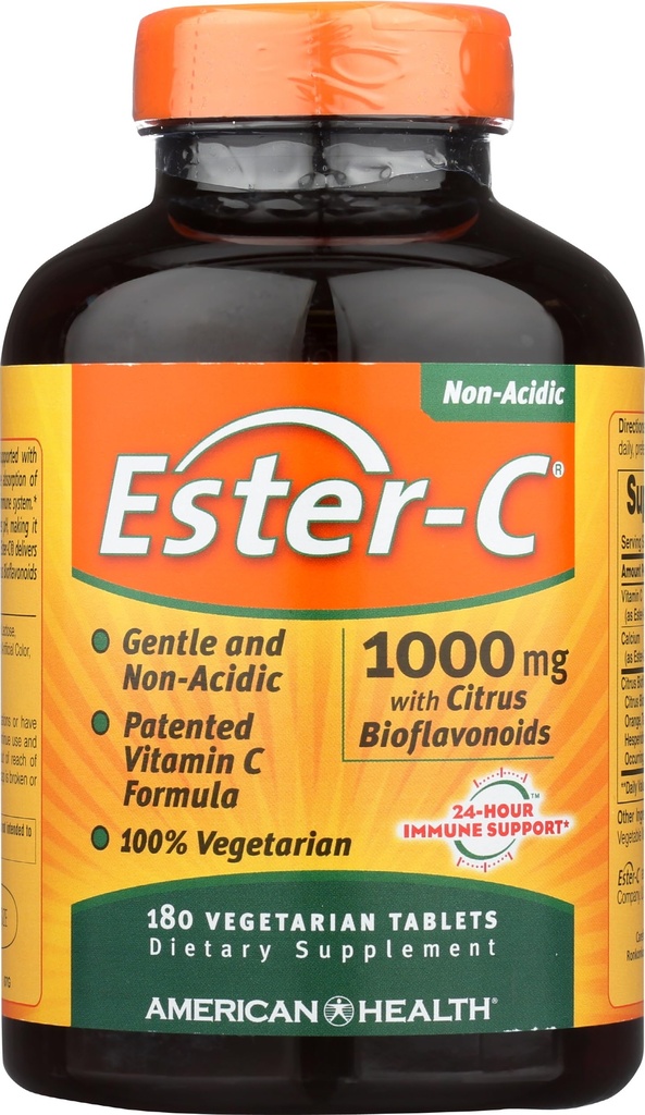American Health, Ester C 1000Mg with Citrus Bioflavonoids, 180 Count