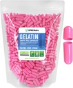 XPRS Nutra Taille 00 Capsules vides - 1000 Capsules de gélatine vides - Pills Bricolage Capsule de remplissage - Capsules de gel de pilules rechargeables pour compléments Do-It-Youlf (Pink)