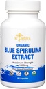 Capsules de Spiruline Bleue - Organique - 1000 mg - 60 Capsules