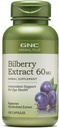 GNC Herbal Plus Bilberry Extract Supplement, Végétarien, Soutien Eye and Health, 100 portions