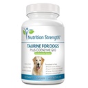 Taurine pour chiens, soutien pour une fonction cardiaque en santé, maladies inflammatoires résistantes, avec Coenzyme Q10 pour aider à gérer l'insuffisance cardiaque et le DCM chez les chiens, 120 comprimés à croquer