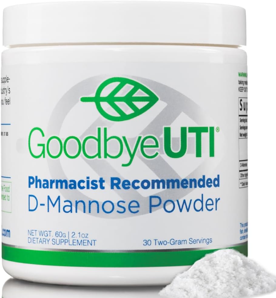 Poudre Premium D-Mannose de Pure, Santé Urinaire Naturelle, 30 jours d'approvisionnement