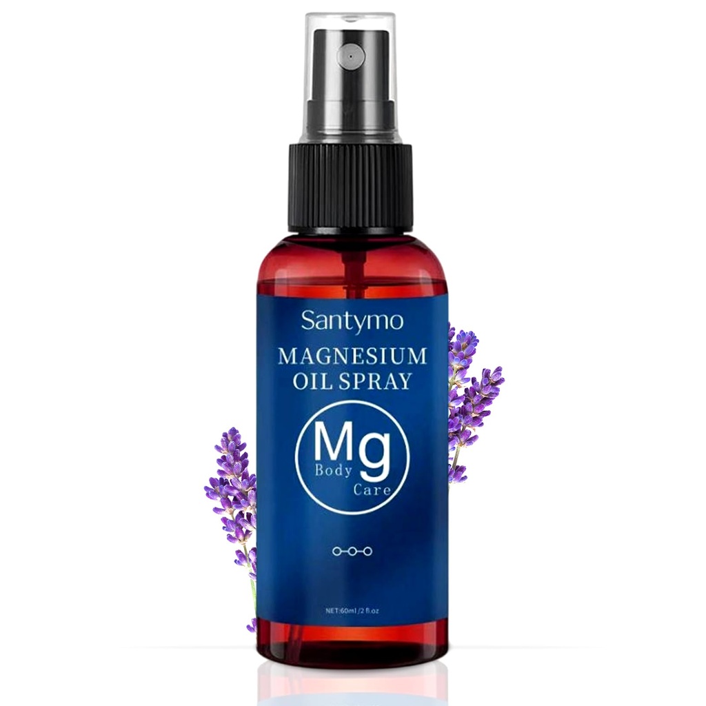 High-Purity Magnesium USP Oil Spray with Lavender, Strength Pure Magnesium Chloride for Muscle Recovery, Better Sleep, Leg Cramp Relief, Fast Absorbing, Non-Greasy