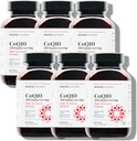 SMARTERNUTRITION CoQ10 400 mg Absorption élevée - Ubiquinone naturellement fermentée avec huile d'olive à pression froide organique - pour la santé cardiaque, l'énergie cellulaire - Non-OGM, sans gluten - Compte 360[180 jours]