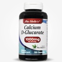 Laboratoire - Calcium d-glucarate, Calcium 1000mg -120 Caps, Supplément de calcium- Soutien à la ménopause- Harmonie hormonale- Détox hépatique- Détox nettoyant- Absorption ultra élevée- Calcium, Calcio.