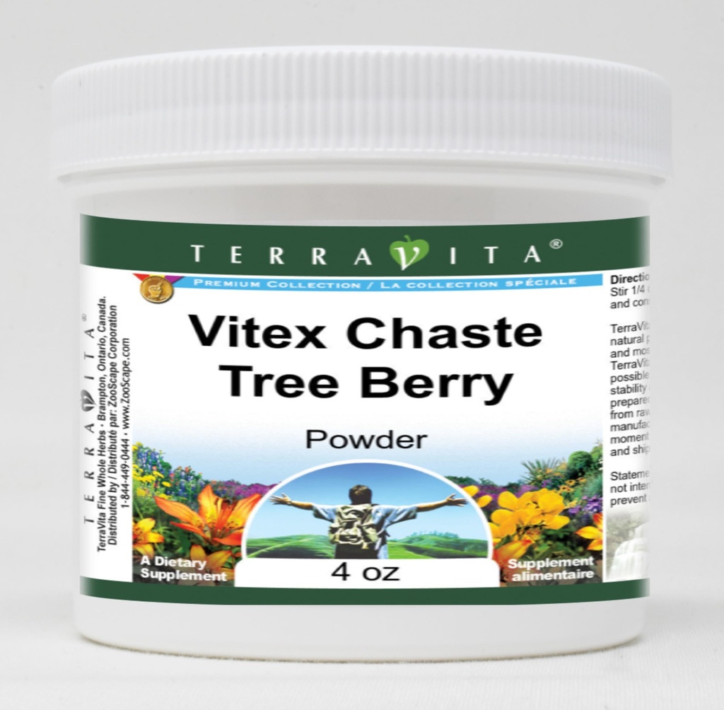 Vitex Chaste Tree Berry Powder (4 oz, ZIN: 511189)