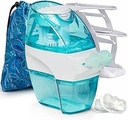 Navage Deluxe Bundle Nasal Irrigation System - Saline Nasal Rinse Kit with 1 Nose Cleaner, 30 Salt Pods, Paisley Travel Bag and 1 Countertop Caddy
