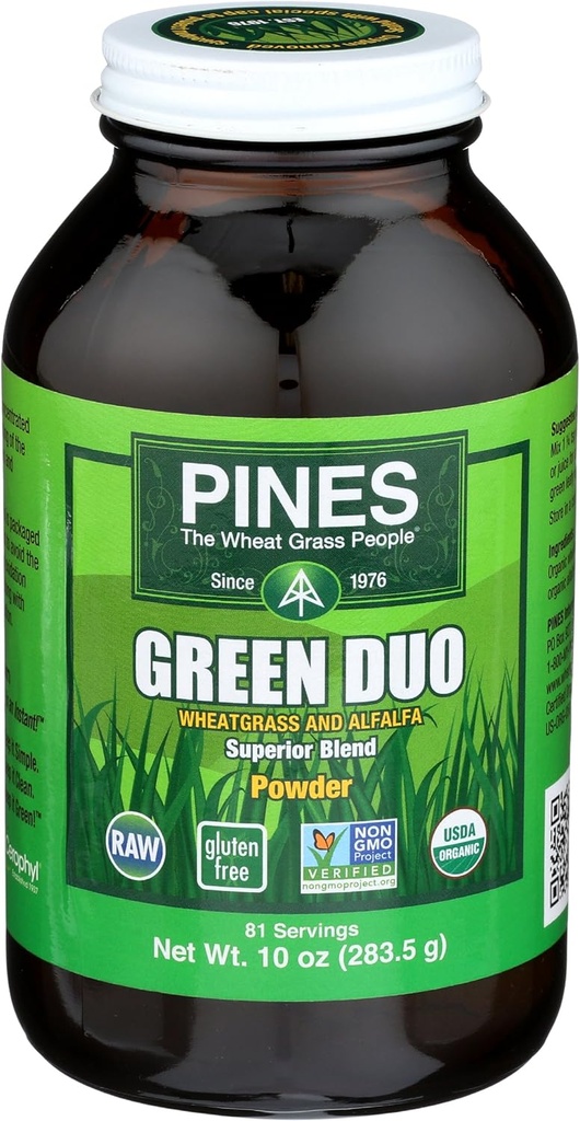 Pines Organic Wheat Grass, 500 Count Tablets