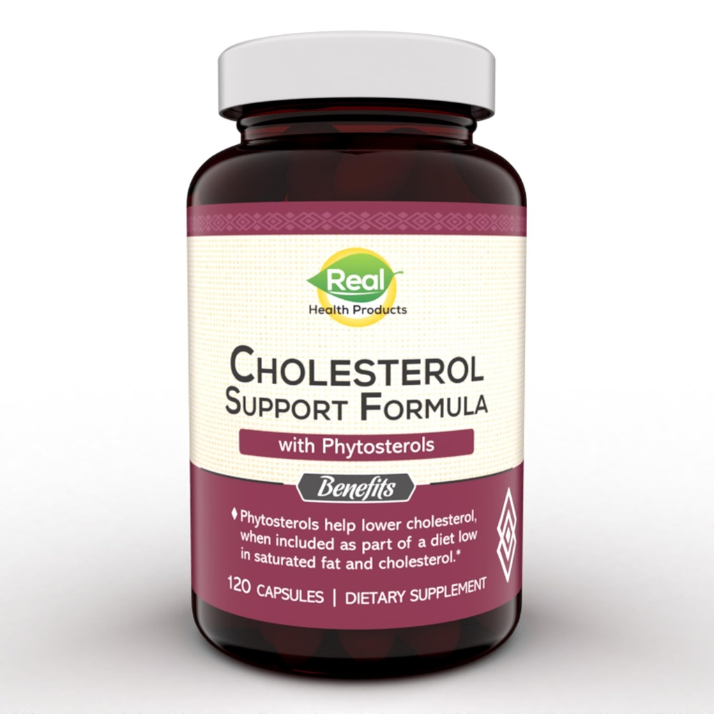 Advanced Cholesterol Health Complex with Plant Sterols. Cholesterol & Lipid Support Supplement for Healthy Heart & Cholesterol Levels for Men & Women. 120 Capsules