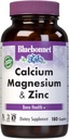 BlueBonnet Caplets de zinc en magnésium de calcium, 180 Nombre