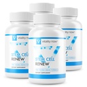 Stem Cell Renew | Boost Your Natural Supply of Stem Cells to Strengthen Mental Sharpness, Help Slow Signs of Aging and Restore Youthful Energy - Created by NASA Scientist | 4-Month Supply (240 count)