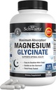 BioSchwartz Magnésium Glycinate 500mg Capsules (120 Mini Caps) Supplément de Magnésium d'absorption maximale pour l'humeur et le soutien du sommeil des muscles nerfs sains (Vegan, sans gluten, sans OGM)