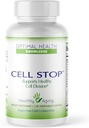 CELL STOP - Powerful Cell Division Support, Propriety Blend comprend Curcumin, Green Tea, Reishi Mushroom, Turkey Tail Mushroom, Brocoli Extract, 1,3/1,6 Beta Glucan, et d'autres - 120 Capsules de Veggie
