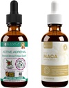 Rejuvica Health Active Adrenal + Active Maca - Support Energy + Stress - Liquid Delivery for Better Absorption - Rhodiola, Maca, Holy Basil, Ashwagandha & More!