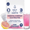 Sel de la Terre Premium Zero-Sugar Electrolyte - Fait avec le sel rose de l'Himalaya - Packs de poudre d'hydratation , Ingrédients Premium , Keto & Paleo Friendly