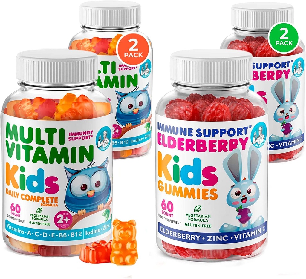 - Oui. MORITZ Gummies de mûre aînée pour les enfants (60 Count 2 Pack) et les enfants Multivitamine Gummies Bundle (60 Count, 2 Pack) - pour les enfants