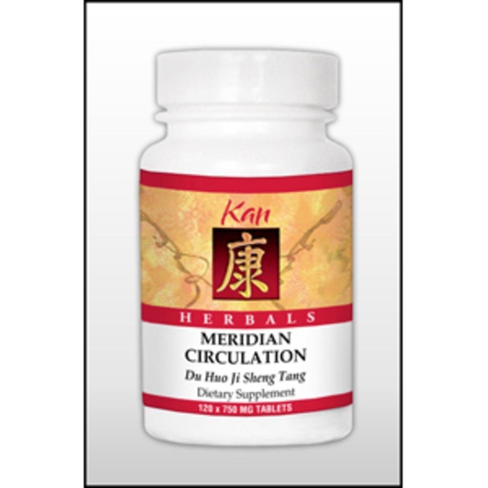 Kan Herbs Company Meridian Circulation – Herbal Blend Inspired by Sun Si-Miao Featuring Achyranthes & Cinnamon to Promote Qi Flow, Ease Occasional Stiffness, & Support Fluid Circulation, 120 Tablets