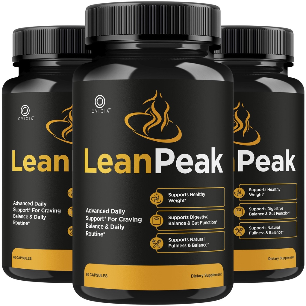 (3 Pack) Lean Peak - Lean Peak Advanced Capsules Support Premium Formula, LeanPeak Pills Maximum Strength All Natural for Overall Health and General Wellness Reviews, 180 Capsules for 3 Months