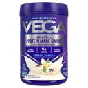 Protéines Vega en poudre de protéines simples, Vanille - sans Stevia, végétalien, à base de plantes, sain, sans gluten, protéines de pois pour les femmes et les hommes, 9,2 oz (paquetage mai Vary)