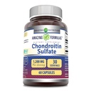 Formules étonnantes Sulfate de chondroïtine 1200 mg par supplément de service