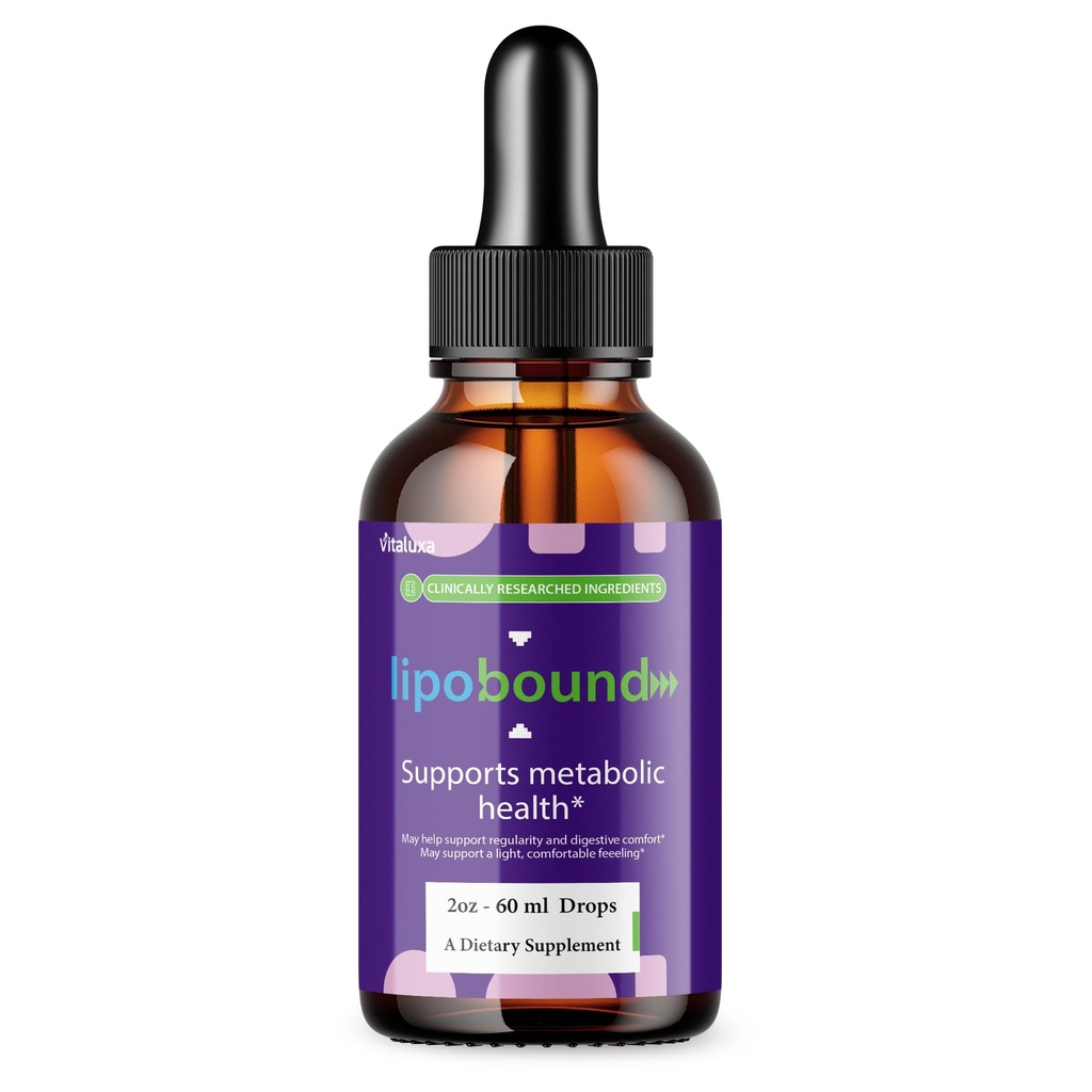 Lipo Bound, Lipo Bound Liquid Drop Official Vitamin Supplement Fast Support for Women and Men, LipoBound Premium Advanced Max Strength Natural Ingredients for Energy, LipoBound Reviews (2oz)