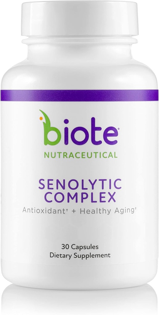 Biote Nutraceuticals - Complexe SENOLYTIC - Antioxydants + Vieillissement en santé (30 capsules)