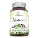 Amazing India Natural Shatavari 500 Mg par portion 250 Capsules Veggie Supplément