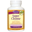 Natures Secret Super Cleanse - Extra Strength Colon Cleanse avec 14 herbes et soutien probiotique - Promotion Gut Health Detox Cleanse et soutien digestif Formule d'élimination douce - 100 comprimés (1 pack)