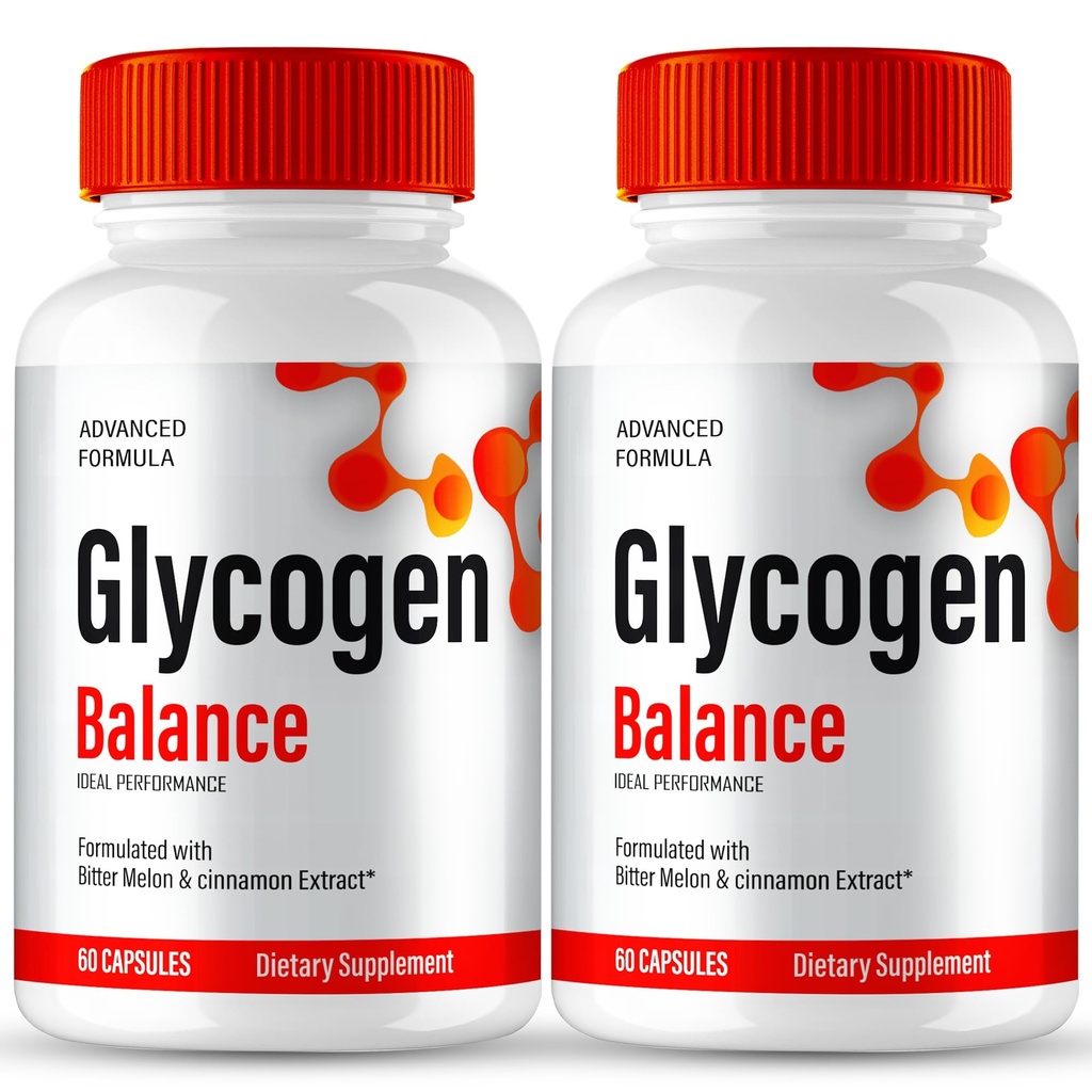 Glycogen Balance Advanced Blood Formula Capsules, Glycogen Blood Balance Supplement Pills - Maximum Strength, All Natural Healthy Circulation & Stable Levels, GlycogenBalance Reviews (2 Pack)
