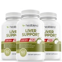 Liver Support - Natural Milk Thistle and Zinc Supplement - Helps Detox and Cleanse The Liver, Supports Digestive Health and Detoxification - 60 Veggie Capsules (30 Days Supply) (3)