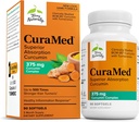 Terry naturellement CuraMed 375mg - Supplément antioxydant pour le cerveau et le soutien de la santé immunitaire - Supplément diététique avec Curcumine et huile essentielle curcumine - soutien du foie à base de plantes - 90 Softgels