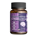 400mg L-Theanine avec 200mg Supplément Apigenin pour la relaxation naturelle du sommeil et le soulagement du stress - sans gluten, sans OGM, sans remplissage - Fabriqué aux États-Unis
