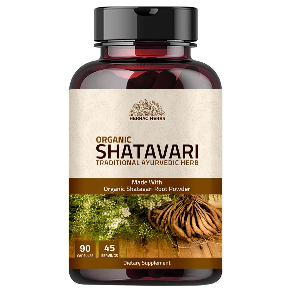 Shatavari Capsules 1000mg – 90 Veg Capsules – Herbal Supplement for Women – Ayurvedic Shatavari Root Extract – Vegan & Non-GMO