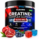 Creatine Monohydrate Gummies for Men & Women | Micronized Creatine | Sugar Free | Supports Muscle Gain, Energy, Pre and Post Workout, Focus & Cognition, Recovery | Blueberry & Pomegranate