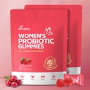VivoNu Viginal Probiotic for Women, Women Probiotic Gummies, Feminine Balance Gummies, Cranberry Probiotics for Woman Vaginigal Health, Yeast Ph Balance| 60 Gummies