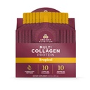 Ancient Nutrition Multi Collagen Protein Gel with Probiotics & Vitamin C, Hydrolyzed Collagen Peptides for Skin, Hair, Nails, Joints & Gut Health, Tropical, 28 Packets