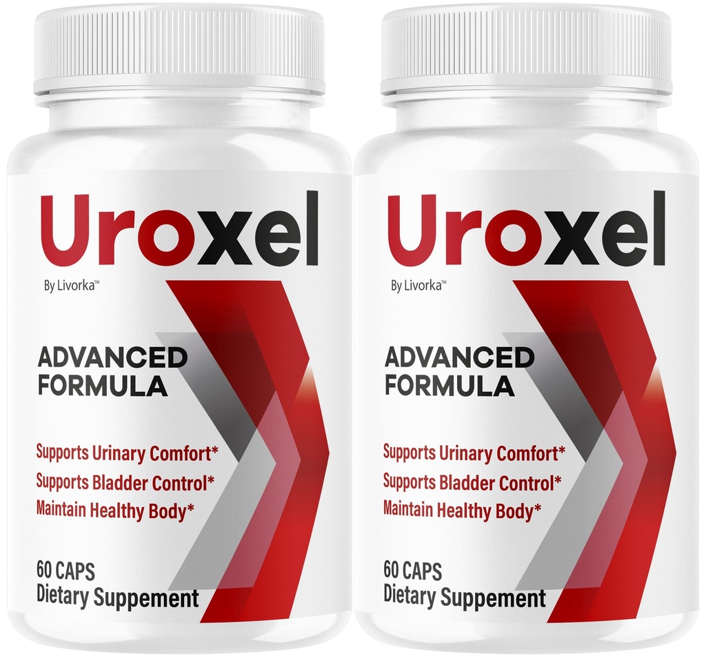 (2 Pack) Uroxel Capsules - Official Uroxel Support Premium Daily Advanced Formula Capsulas- Maximum Strength, All Natural Vitamins for Overall Health & Wellness Pastillas, 120 Capsules for 2 Months