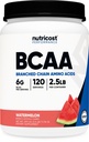 Nutricost BCAA poudre 2:1:1 (Watermelon, 120 portions) - Sans gluten, non OGM, végétarien