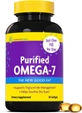 InnovixLabs Supplément Omega 7 purifié - 210 mg Omega-7 Acide Palmitoléique, Huile de poisson pour le métabolisme et le soutien des triglycérides, Acides gras essentiels, IFOS Approuvé, 30 Softgels