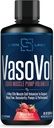 Vaso-VOL Pompe à Muscle Liquide Volumizer avec Sulfate d'Agmatine - Préentraînement pour les hommes à prendre vos séances d'entraînement au niveau suivant avec vasculaire et performance (Berry mixte)