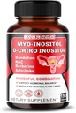 Myo-Inositol + D-Chiro Inositol – 150 Capsules – avec Folate, NAC, Berberine, CoQ10 et Mélange Detox – Soutenir l'équilibre hormonal et le bien-être métabolique – Non-OGM, sans gluten