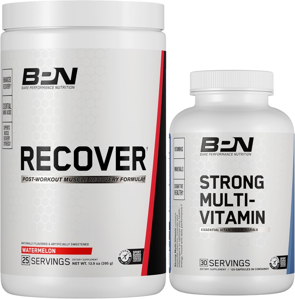 BARE PERFORMANCE NUTRITION BPN Recover & Strong Multivitamin Bundle