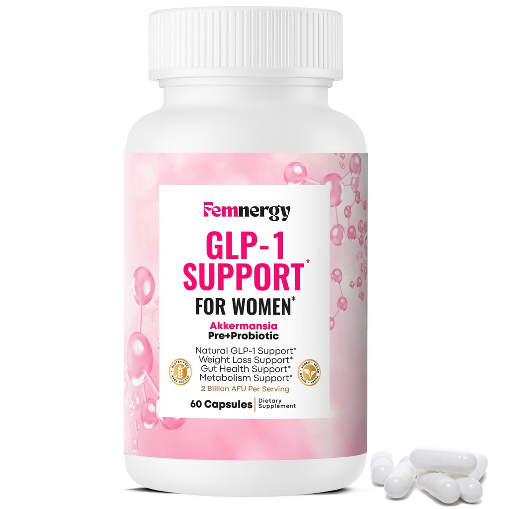 GLP-1 Support Weight Loss Probiotic Supplement for Women - Natural Appetite Suppressant Metabolism & Gut Health - GLP1 Support to Activate Daily Hunger Control & Fat Burn Support