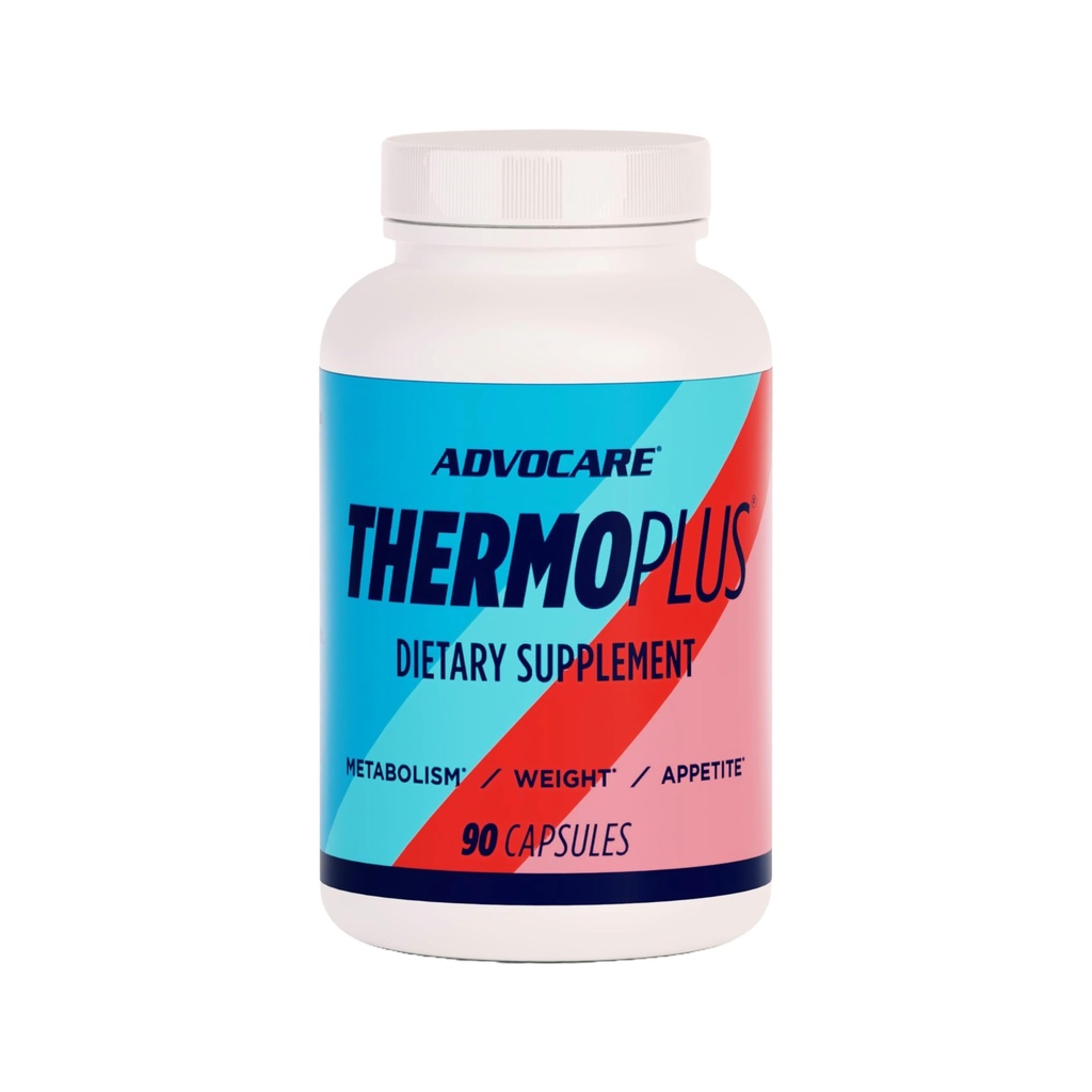 AdvoCare ThermoPlus Vitamine & Herbal Dietary Supplement - soutient le métabolisme sain* - contient de la thiamine, extrait de sauge et extrait de thé oolong - 90 capsules